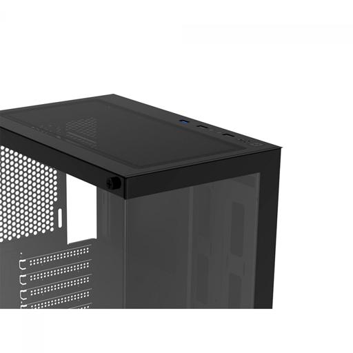 Fortrek Crystal Black ATX Mid Tower (Preto)
