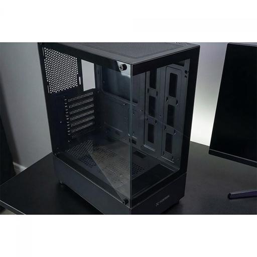 Fortrek Crystal Black ATX Mid Tower (Preto)
