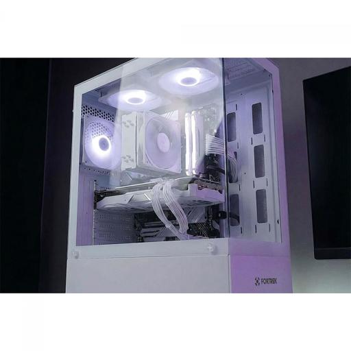 Fortrek Crystal White ATX Mid Tower (Branco)