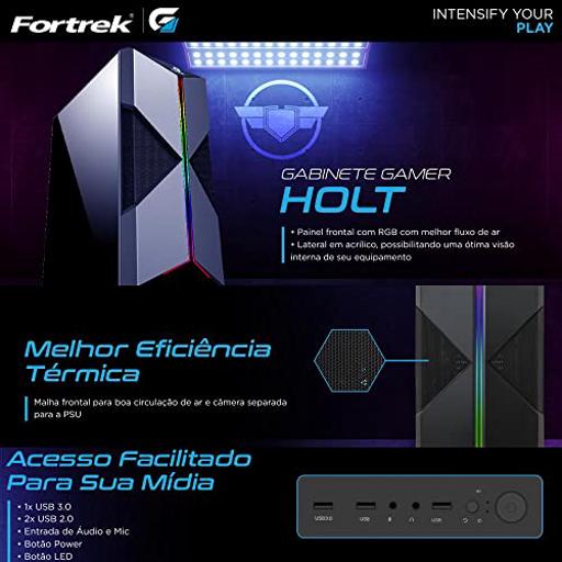 Fortrek Holt ATX Mid Tower (Preto)