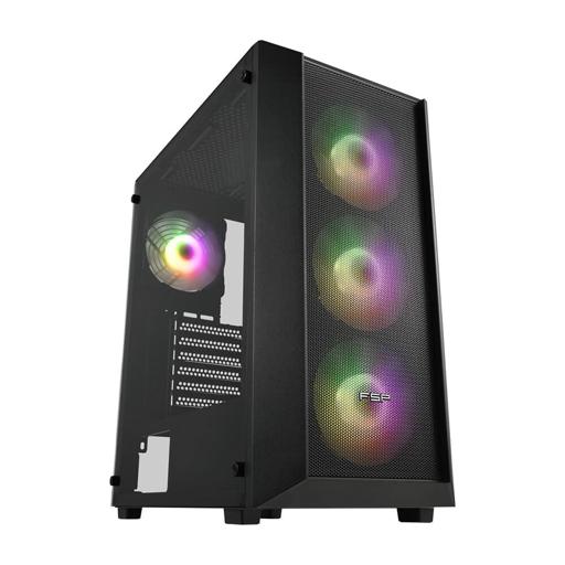 FSP CMT218 Black ATX Mid Tower (Preto)