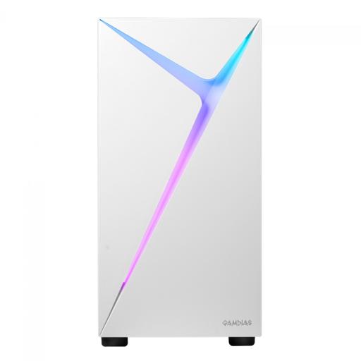Gamdias Argus E4 Elite RGB ATX Mid Tower (Branco)