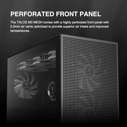 Gamdias Talos M3 Mesh ARGB ATX Mid Tower (Preto)