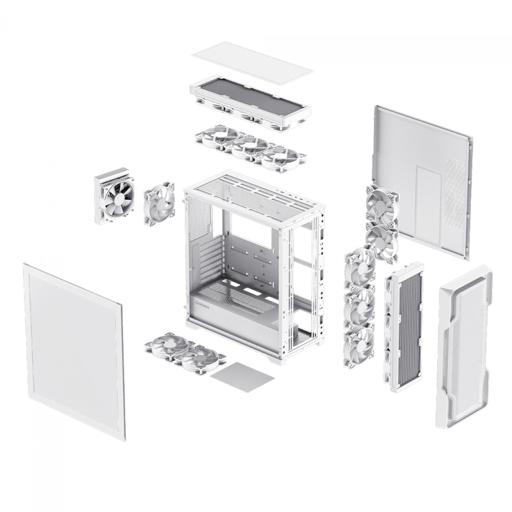 Gamemax Siege ATX Mid Tower (Branco)