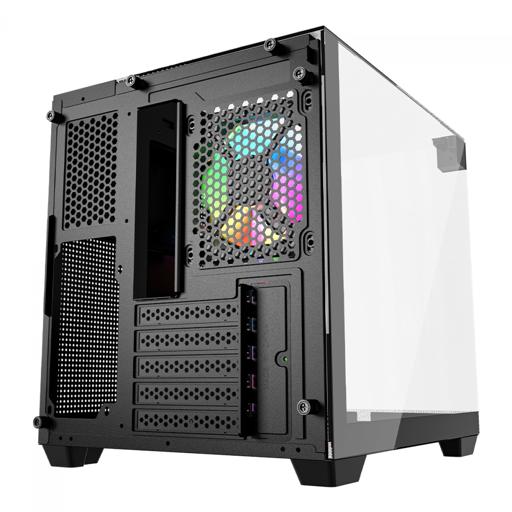Gamer Ninja Clear Cube MicroATX Mid Tower (Preto)