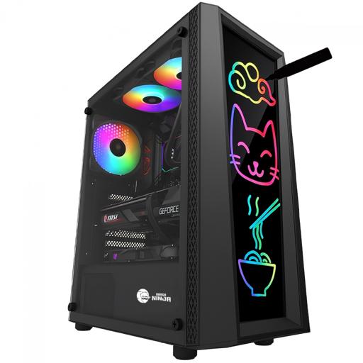 Gamer Ninja Eraser ATX Mid Tower (Preto)