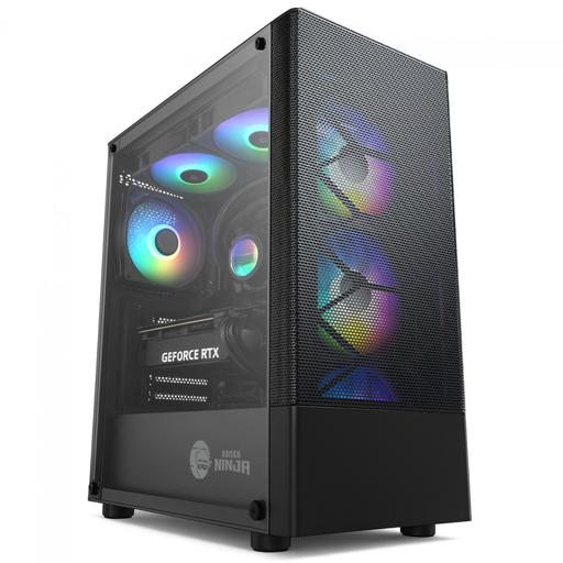 Gamer Ninja Hive MicroATX Mid Tower (Preto)
