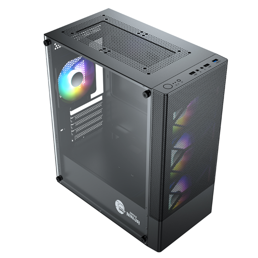 Gamer Ninja Hive MicroATX Mid Tower (Preto)