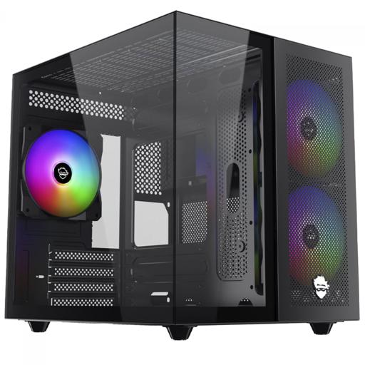 Gamer Ninja Kazan X3 MicroATX Mini Tower (Preto)
