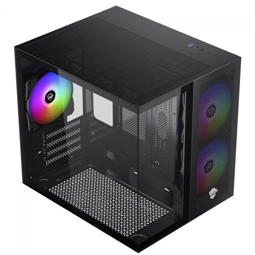 Gamer Ninja Kazan X3 MicroATX Mini Tower (Preto)