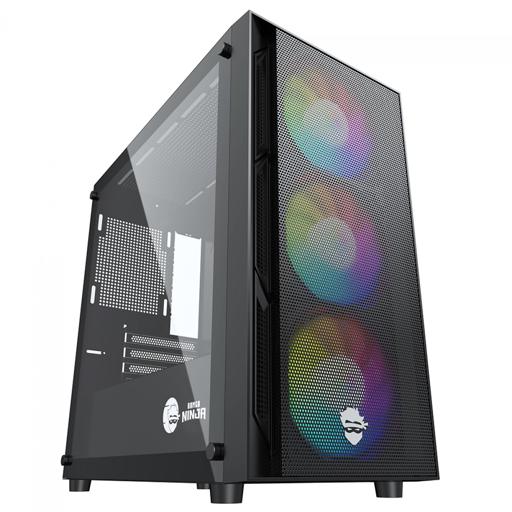 Gamer Ninja Kennen MicroATX Mid Tower (Preto)