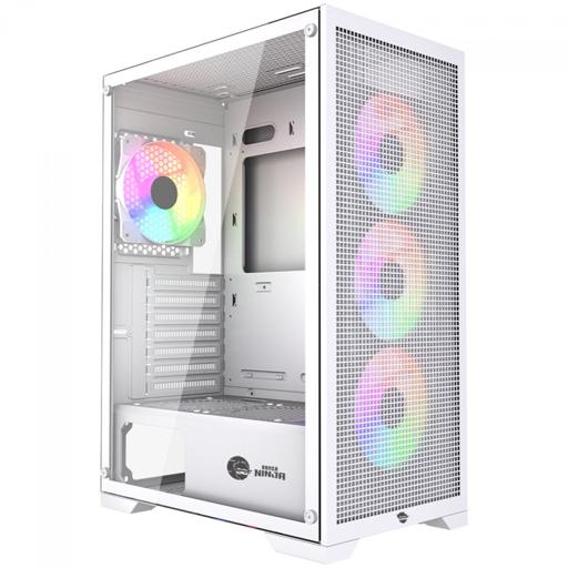 Gamer Ninja Kurama RGB ATX Mid Tower (Branco)