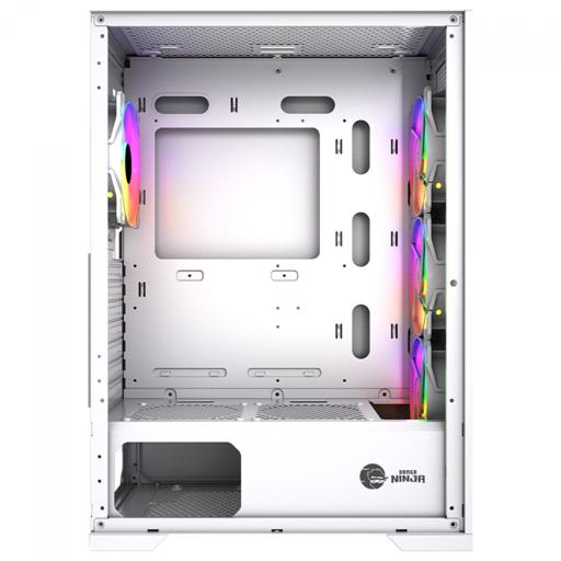 Gamer Ninja Kurama RGB ATX Mid Tower (Branco)