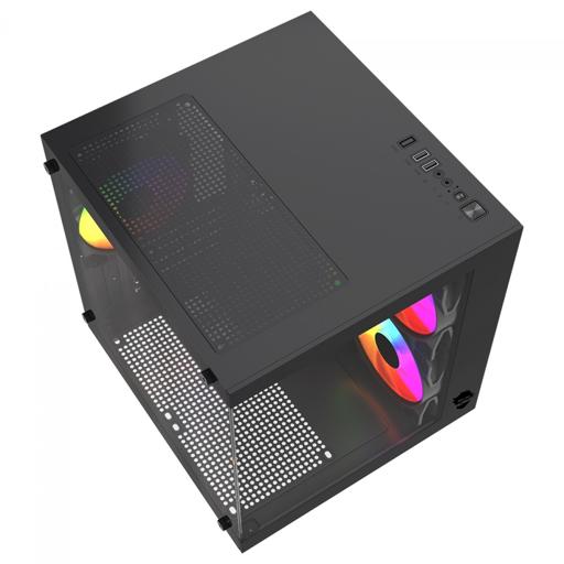Gamer Ninja Ryomaru MicroATX Mini Tower (Preto)