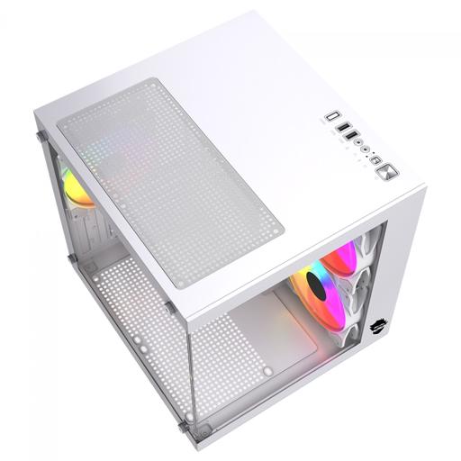 Gamer Ninja Ryomaru MicroATX Mini Tower (Branco)