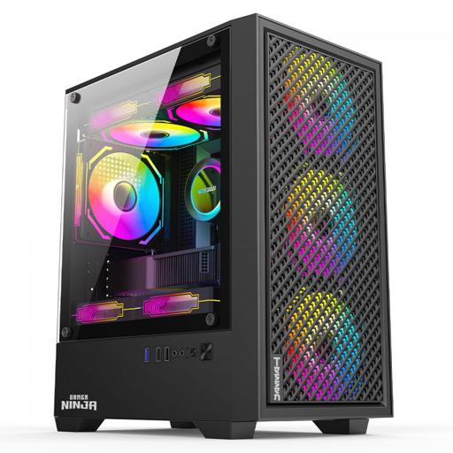 Gamer Ninja Tessen MicroATX Mid Tower (Preto)