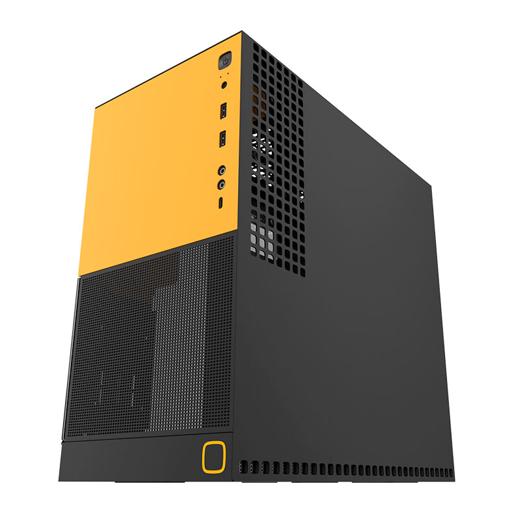 Geometric Future Model 4 King Arthur ATX Mid Tower (Preto / Amarelo)