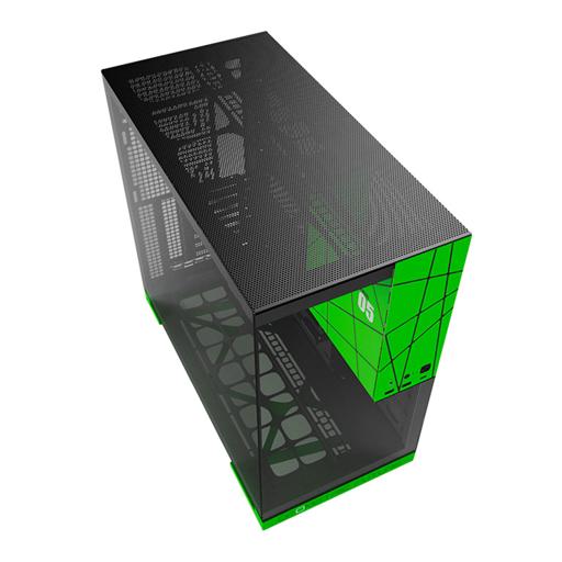 Geometric Future Model 5 ATX Mid Tower (Preto / Verde)