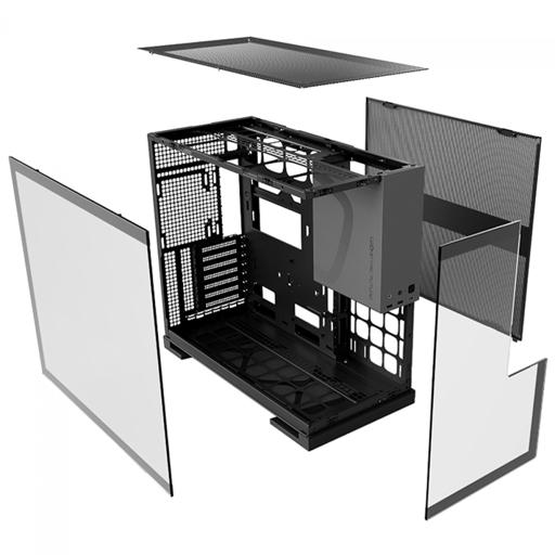 Geometric Future Model 5 ATX Mid Tower (Preto / Cinza)