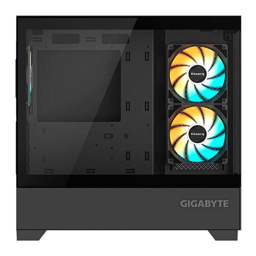 Gigabyte C201 Panoramic MicroATX Mid Tower (Preto)