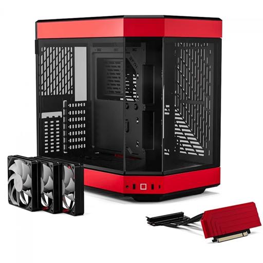 Hyte Y60 ATX Mid Tower (Preto / Vermelho)