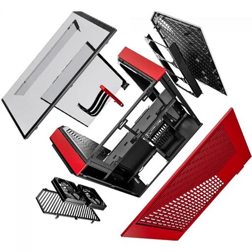 Hyte Y60 ATX Mid Tower (Preto / Vermelho)