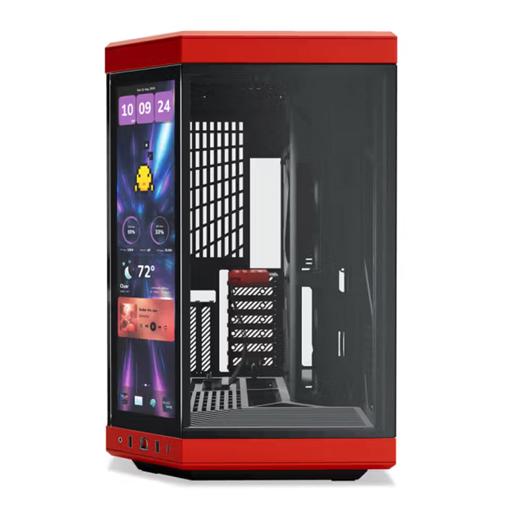 Hyte Y70 Touch Infinite ATX Mid Tower (Preto / Vermelho)