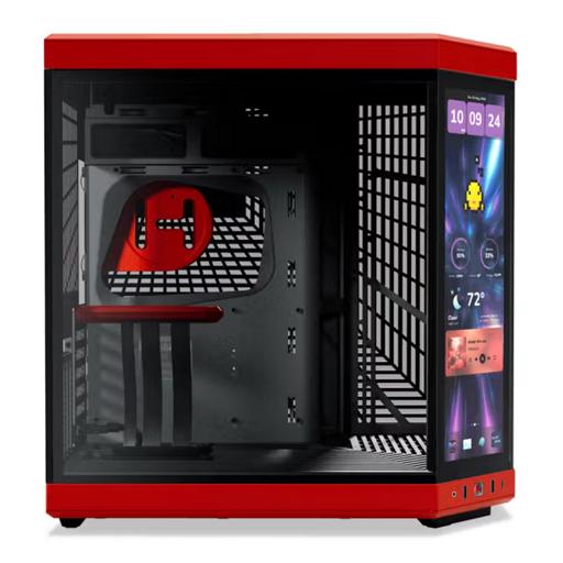 Hyte Y70 Touch Infinite ATX Mid Tower (Preto / Vermelho)