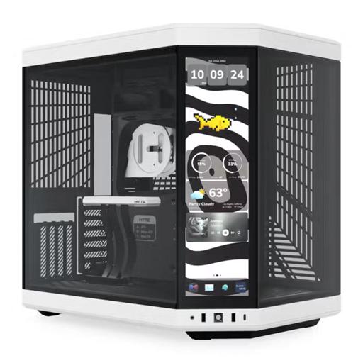 Hyte Y70 Touch Infinite Panda ATX Mid Tower (Branco / Preto)