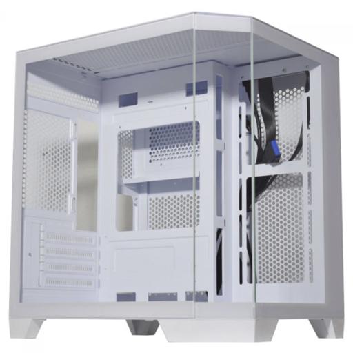 K-MEX Aquario Ângulo CG-W620 MicroATX Mid Tower (Branco)