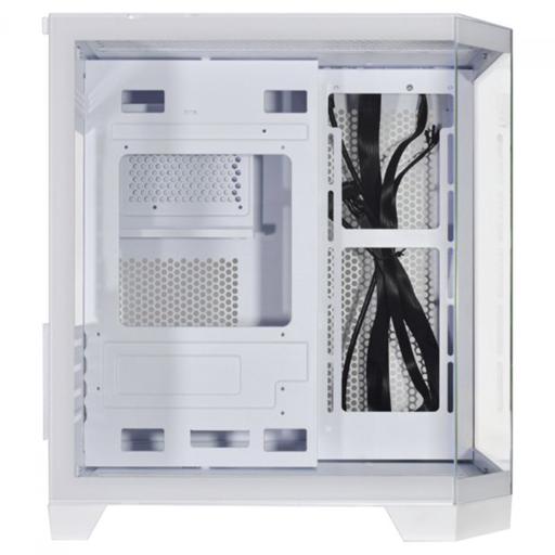 K-MEX Aquario Ângulo CG-W620 MicroATX Mid Tower (Branco)