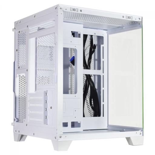 K-MEX Aquario Ângulo CG-W620 MicroATX Mid Tower (Branco)