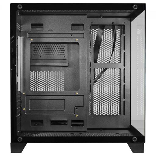 K-MEX Aquário Micro MicroATX Mid Tower (Preto)