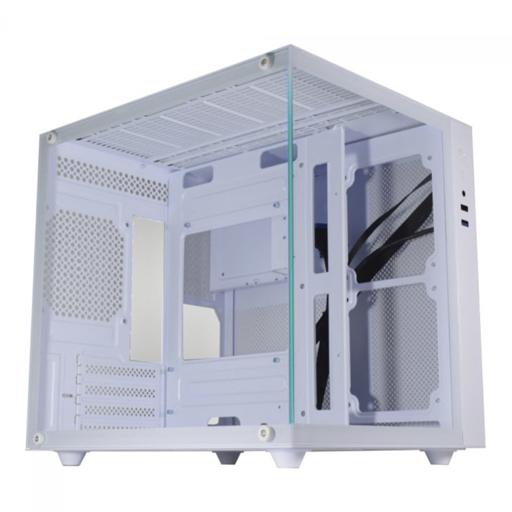 K-MEX Aquario Micro MicroATX Mini Tower (Branco)