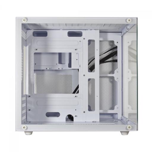 K-MEX Aquario Micro MicroATX Mini Tower (Branco)