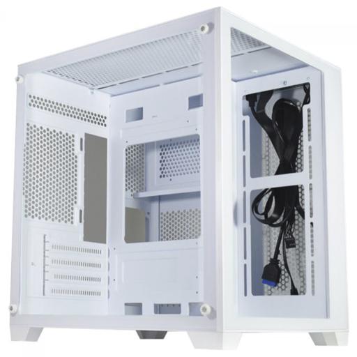 K-MEX Aquario Micro White IV CG-W415 MicroATX Mid Tower (Branco)