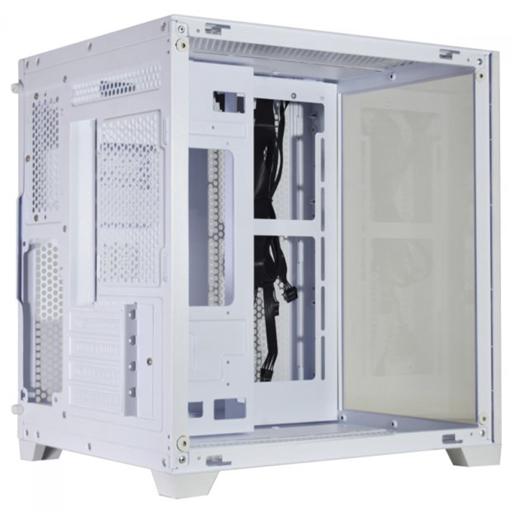 K-MEX Aquario Micro White IV CG-W415 MicroATX Mid Tower (Branco)