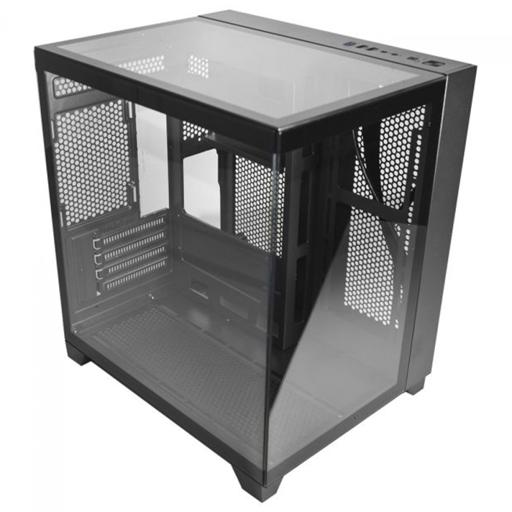 K-MEX Aquario Visão CG-0725 MicroATX Mid Tower (Preto)