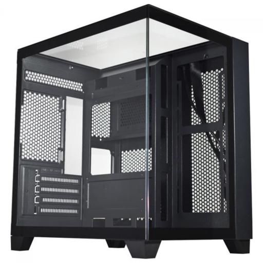 K-MEX Aquario Visão CG-0725 MicroATX Mid Tower (Preto)