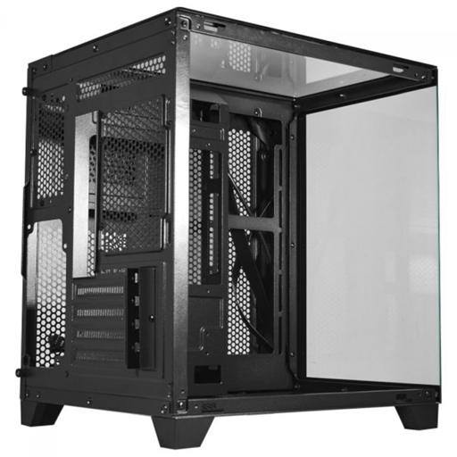 K-MEX Aquario Visão CG-0725 MicroATX Mid Tower (Preto)