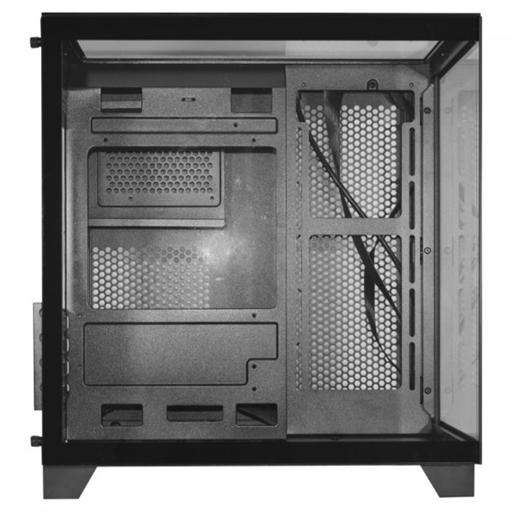 K-MEX Aquario Visão CG-0725 MicroATX Mid Tower (Preto)