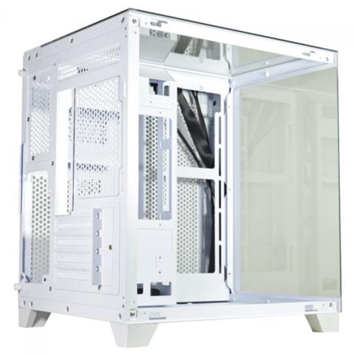 K-MEX Aquario Visão CG-W725 MicroATX Mid Tower (Branco)
