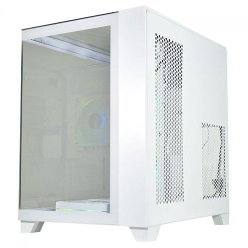 K-MEX Aquario Visão CG-W725 MicroATX Mid Tower (Branco)