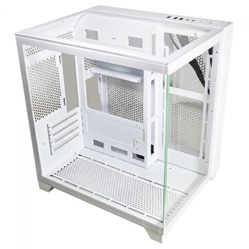 K-MEX Aquario Visão CG-W725 MicroATX Mid Tower (Branco)