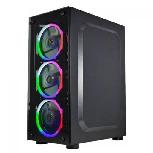 K-MEX Elite Multicolor ATX Mid Tower (Preto)