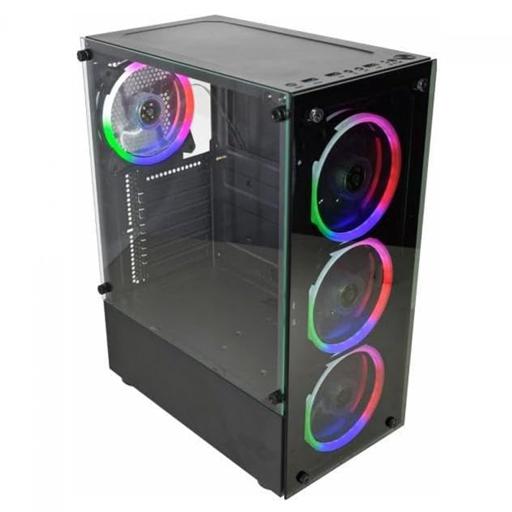 K-MEX Elite Multicolor ATX Mid Tower (Preto)