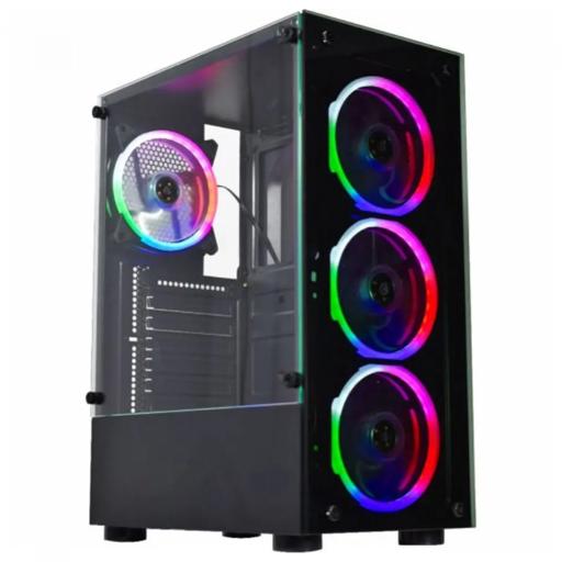 K-MEX Elite Multicolor ATX Mid Tower (Preto)