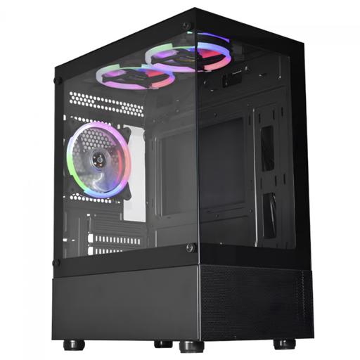 K-MEX Medusa II CG-02TW MicroATX Mid Tower (Preto)