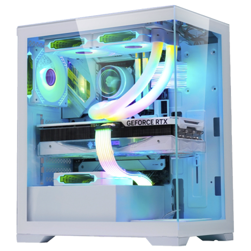 K-MEX Poseidon CG-W1G4 ATX Mid Tower (Branco)