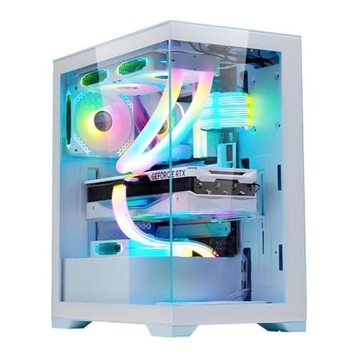 K-MEX Poseidon II CG-W1F9 MicroATX Mid Tower (Branco)
